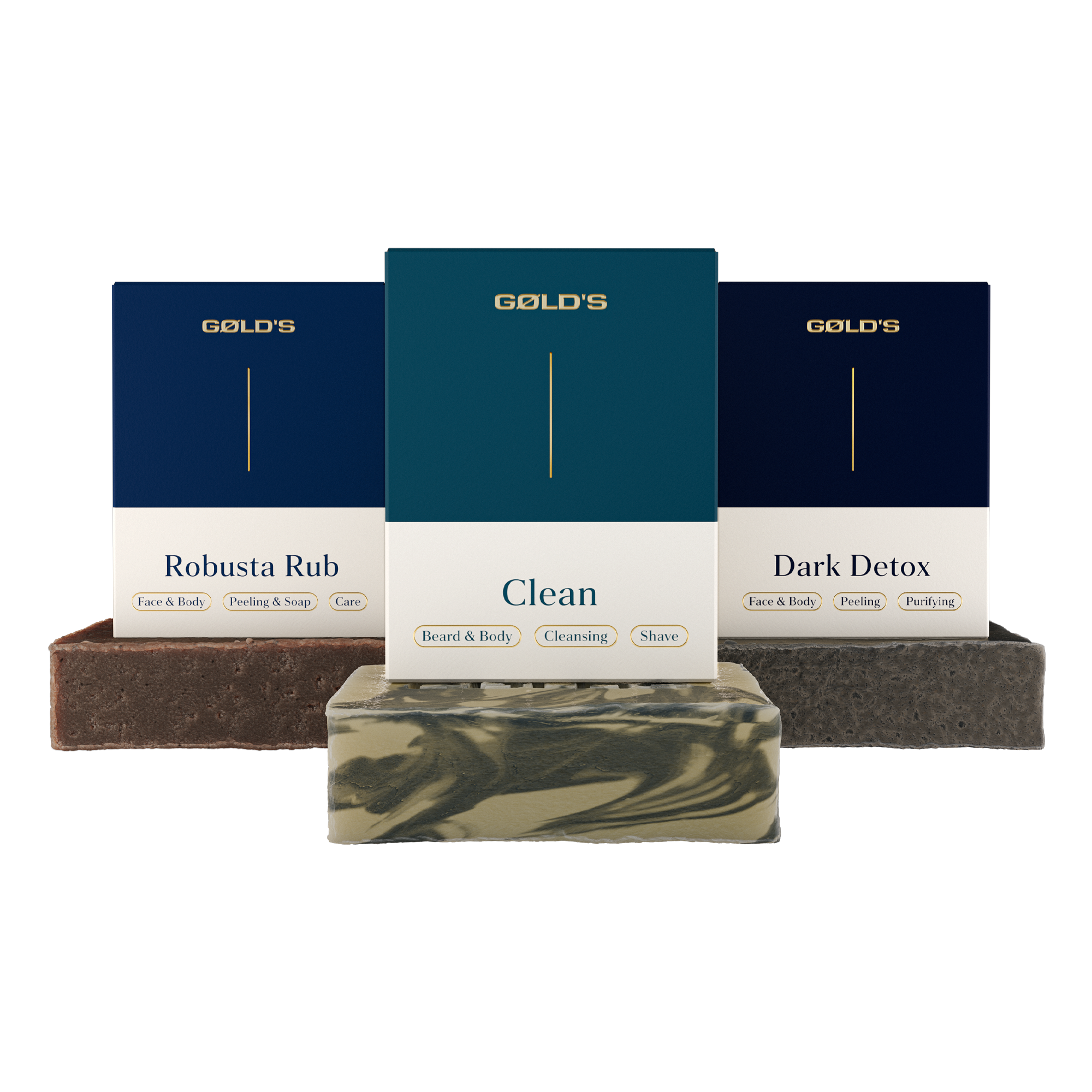 g-ld-s-soap-trilogy-set-3er-naturseifen-set-f-r-bart-k-rper image 1