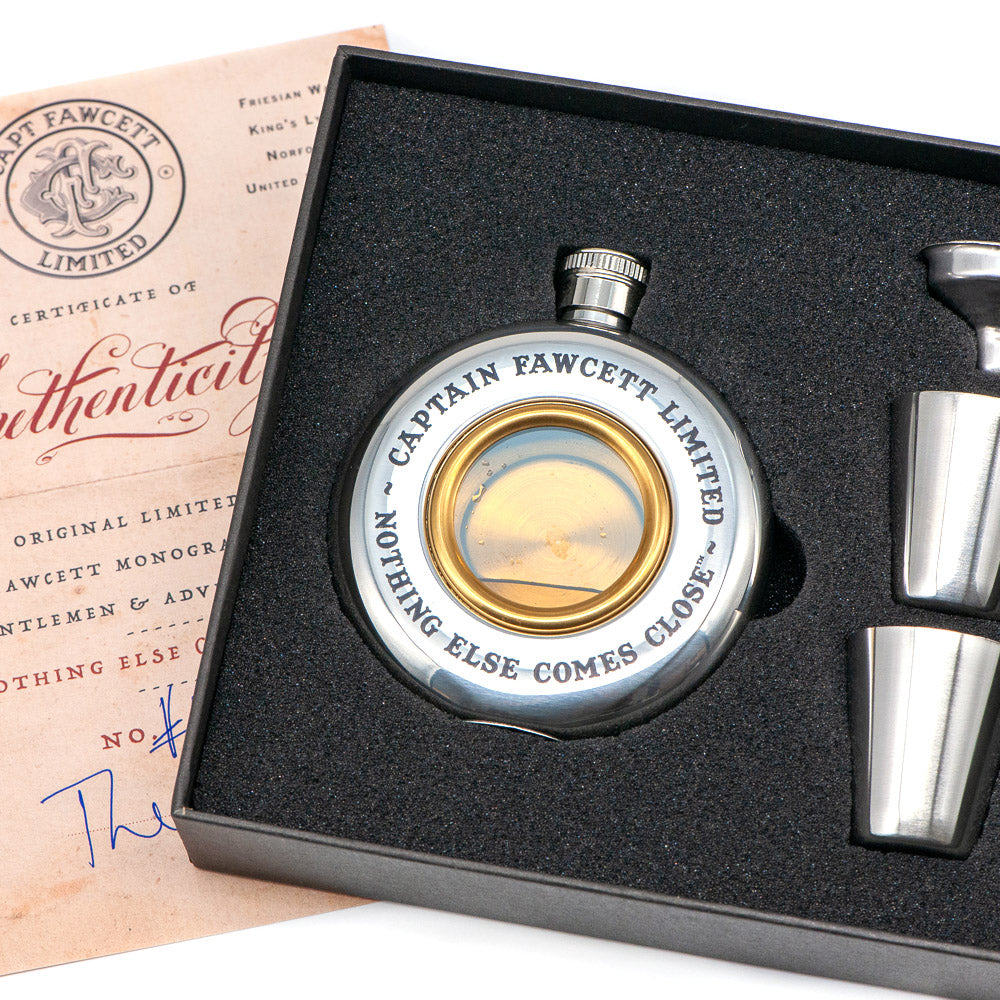 captain-fawcett-limited-edition-hip-flask-2025-edelstahl-flachmann image 3