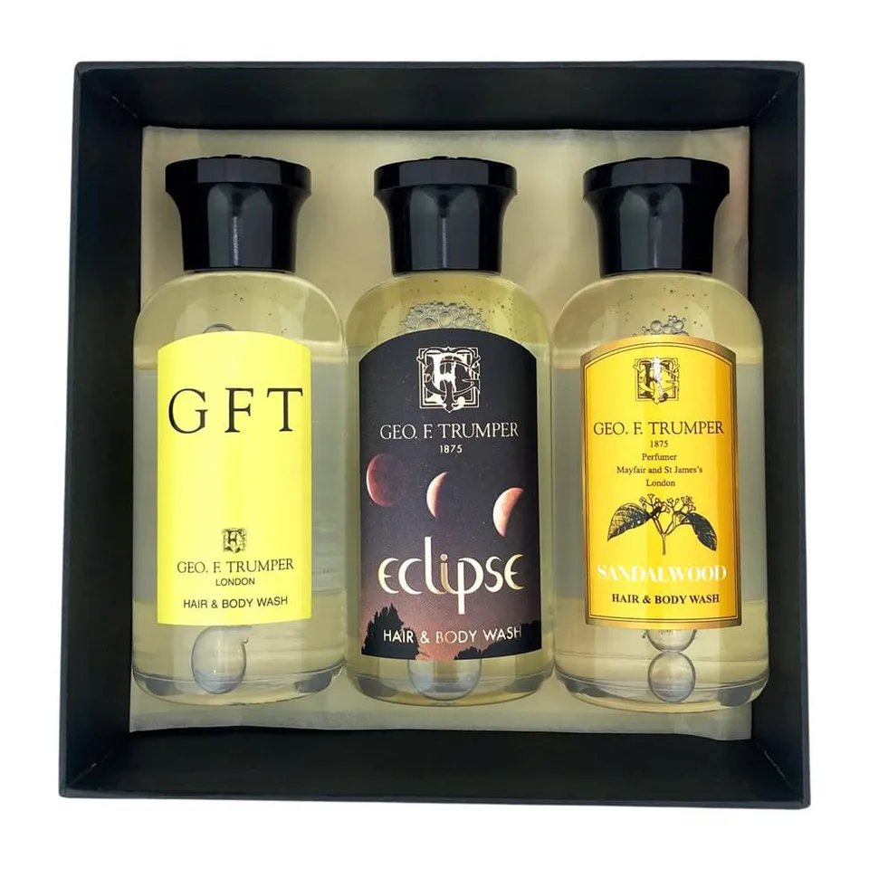 geo-f-trumper-bath-and-shower-trio-set-3x100ml image 1