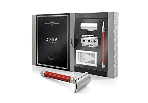 edwin-jagger-3one6-edelstahl-de-rasierhobel-rot image 6