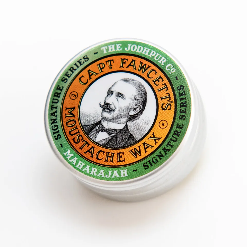 captain-fawcett-maharajah-moustache-wax-schnurrbartwachs image 1