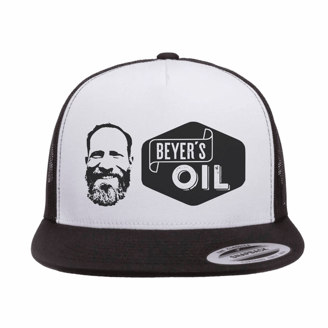 beyer-s-oil-trucker-cap-snapback-schwarz-mit-logo image 1