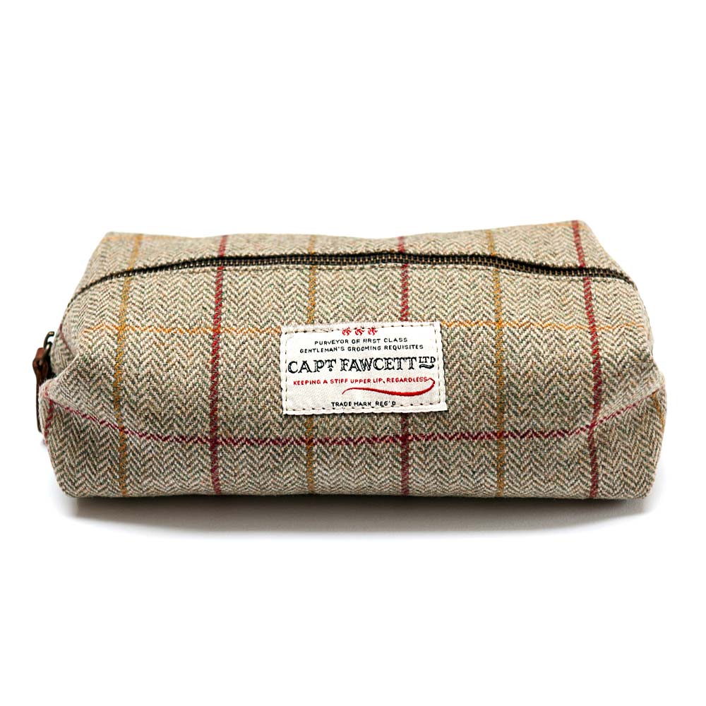 captain-fawcett-tweed-wash-bag-cf-318-kulturtasche image 1