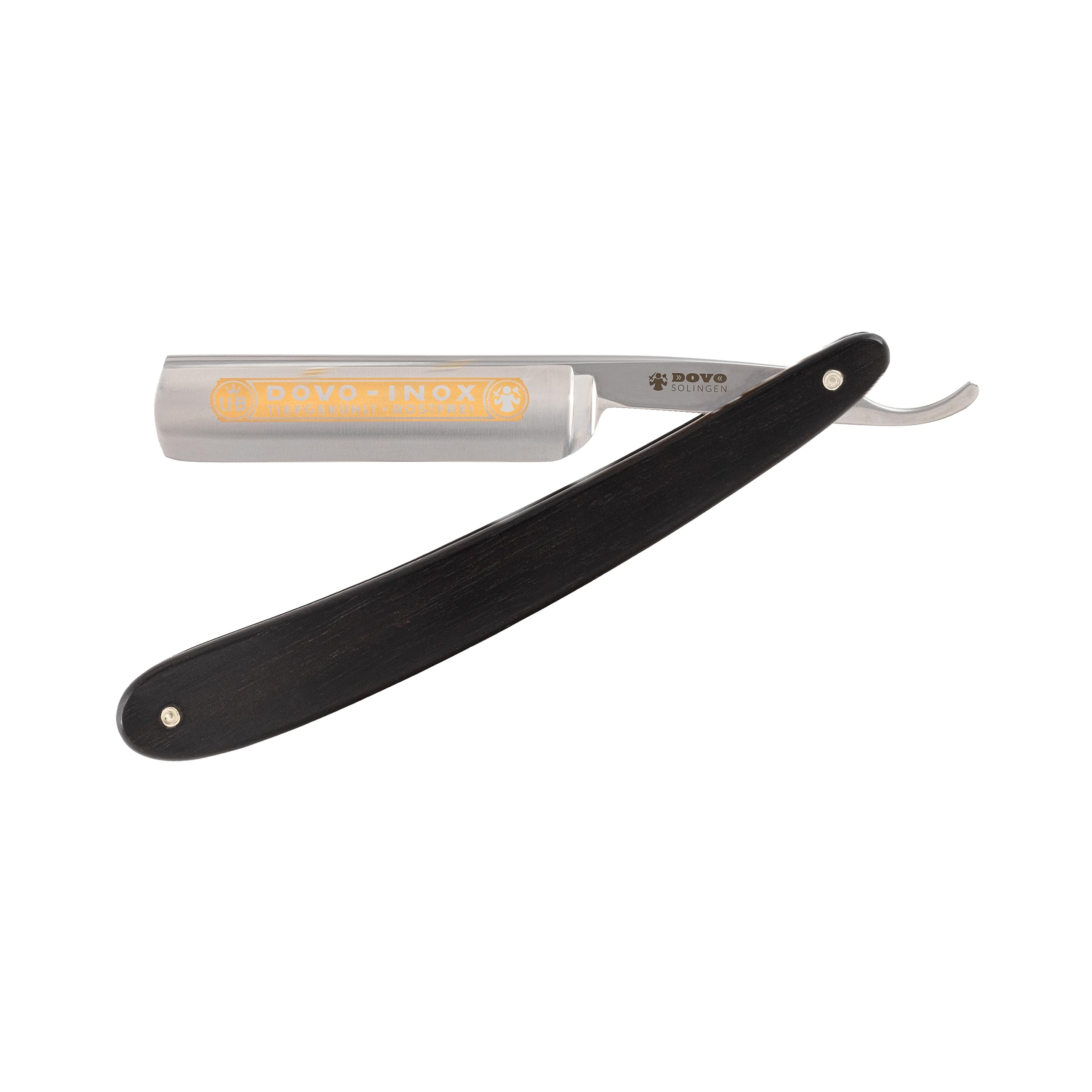 dovo-inox-rasiermesser-5-8-zoll-rundkopf-edelstahl-ebenholz image 1