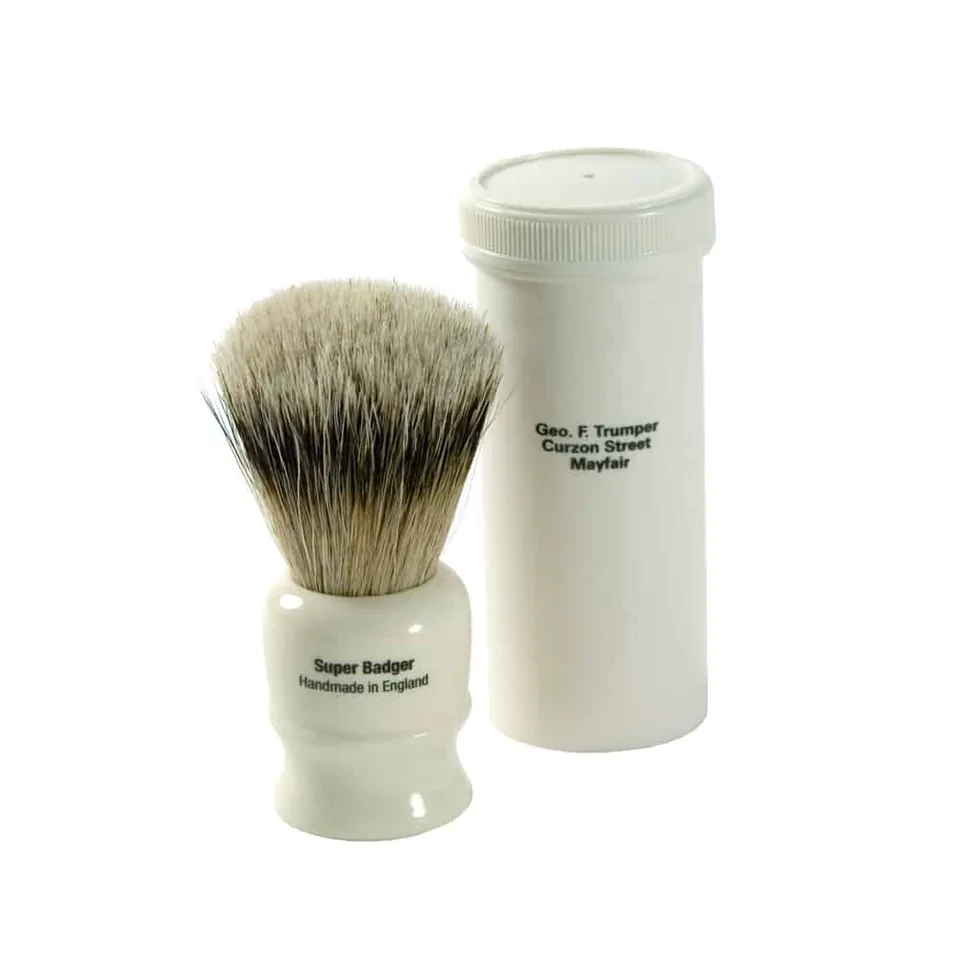 geo-trumper-super-badger-rasierpinsel-mit-etui-reise image 1