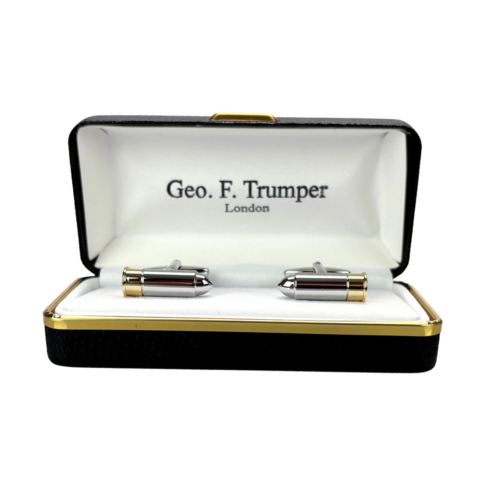 geo-trumper-two-tone-bullet-manschettenkn-pfe-chrom-gold image 1