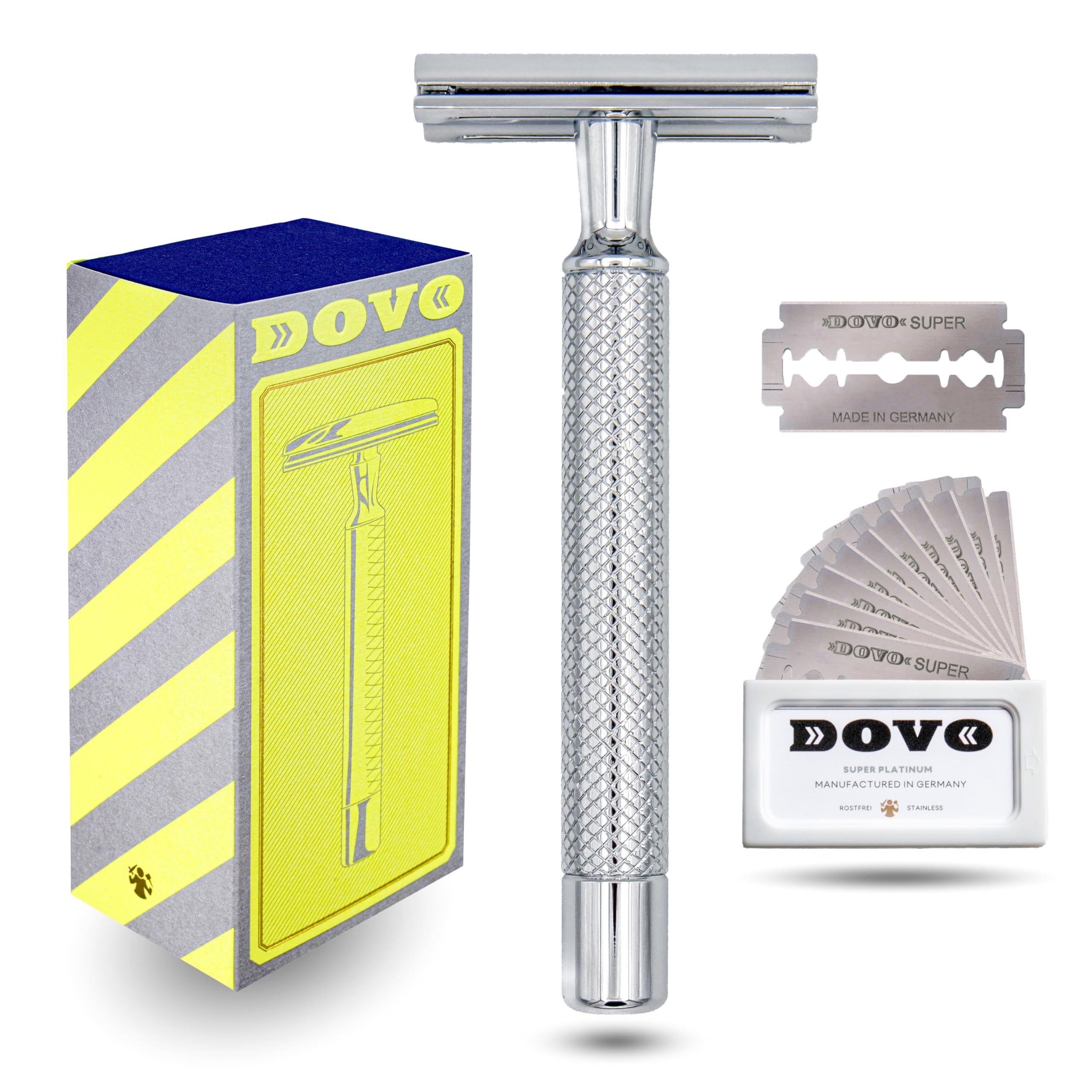 dovo-primo-rasierhobel-feines-muster-chrome-3 image 1
