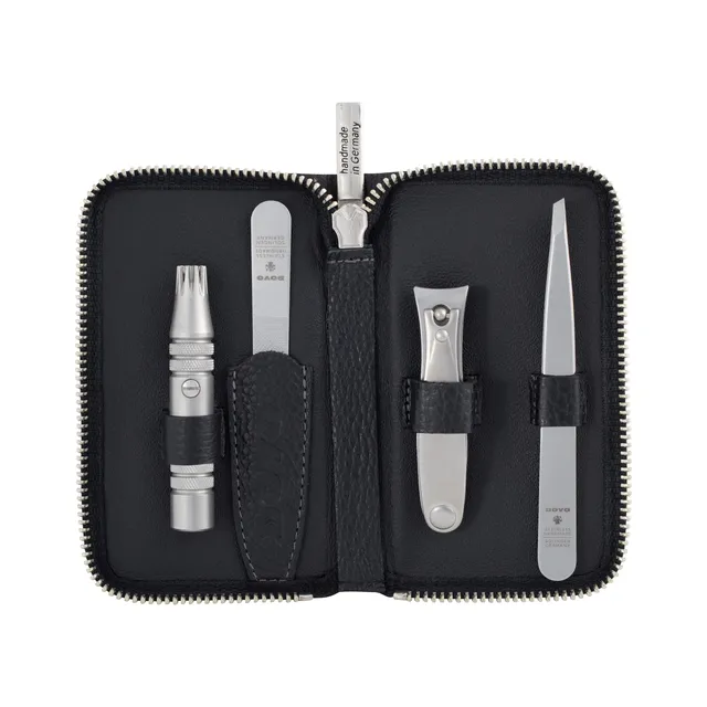 dovo-set-4-luxus-pflegeset-mit-nagelschere-nasenhaarschneider-pinzette-und-nagel image 1