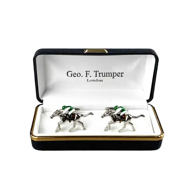 geo-trumper-horse-and-jockey-manschettenkn-pfe image 1