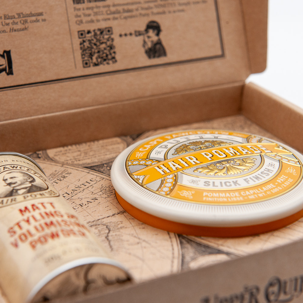 captain-fawcett-hair-couture-gift-set-putty-pomade-matt-powder image 2