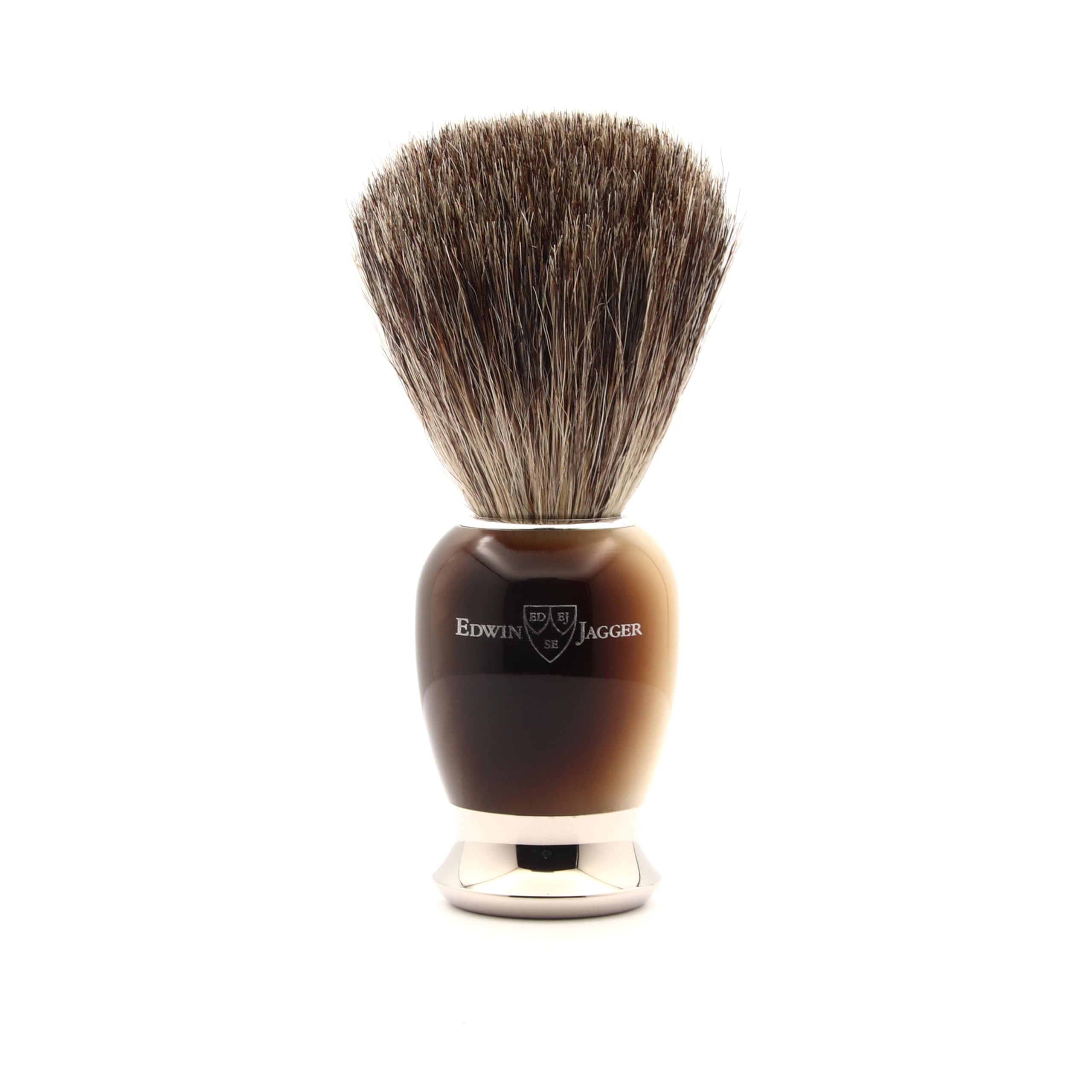 edwin-jagger-pure-badger-rasierpinsel-ebenholzimitat-mit-st-nder-schwarz image 7