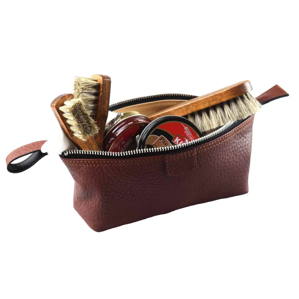 geo-trumper-shoe-shine-kit-5-teiliges-schuhpflege-set-im-lederetui image 1