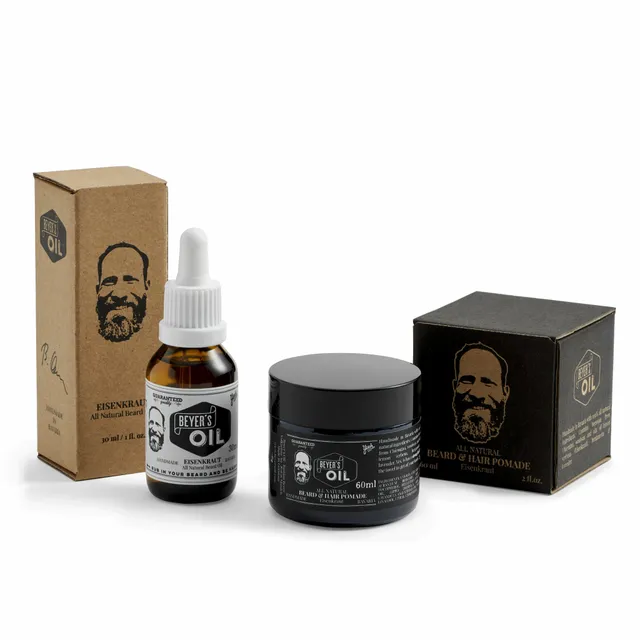 beyer-s-oil-beard-oil-pomade-set-verbena-pflege-halt image 1