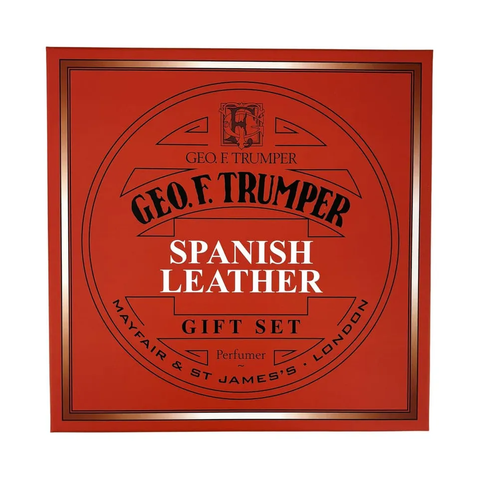 geo-trumper-spanish-leather-range-geschenkset-cologne-rasur-pflege image 1