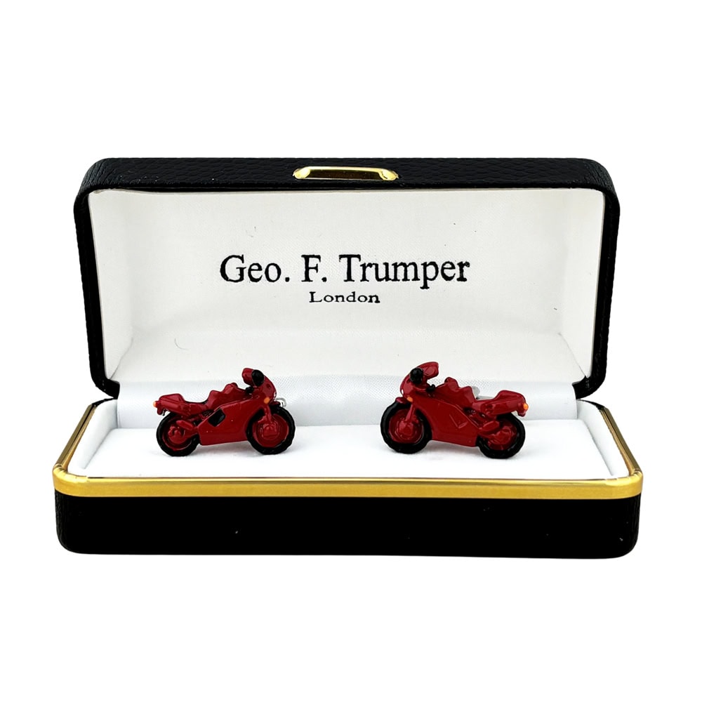 geo-trumper-red-motorcycle-manschettenkn-pfe-geschenk image 1