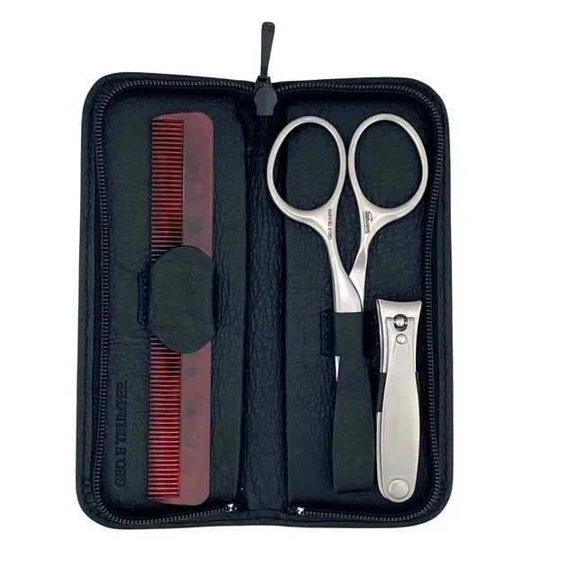 geo-trumper-heritage-black-3-teiliges-bart-schnurrbart-set image 1