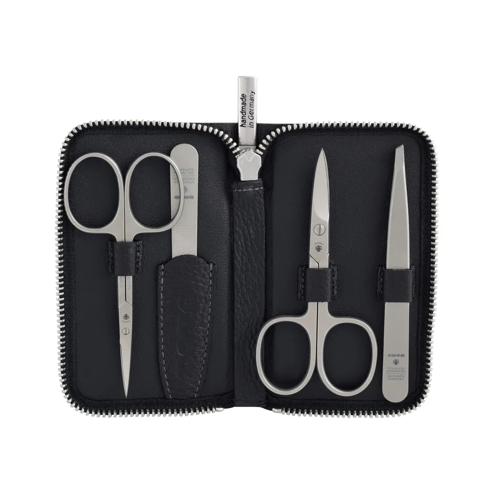 dovo-set-5-nagelpflegeset-4-teilig-im-lederetui image 1