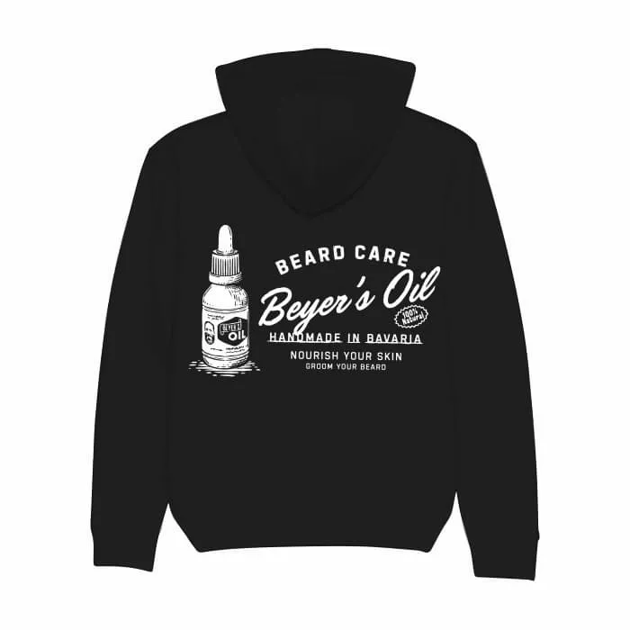 beyer-s-oil-hoodie-bottle-schwarz-aus-bio-baumwolle image 1