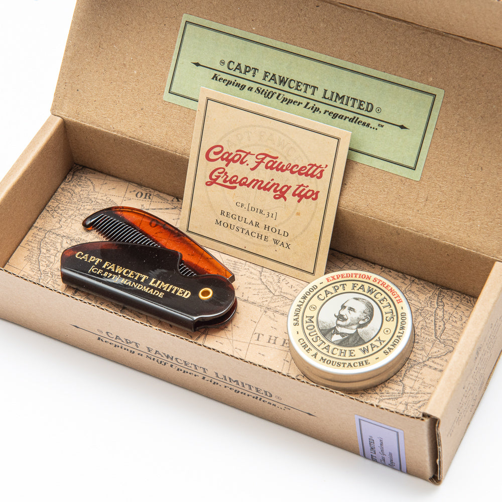 captain-fawcett-moustache-wax-folding-pocket-comb-set-cf-87t image 7