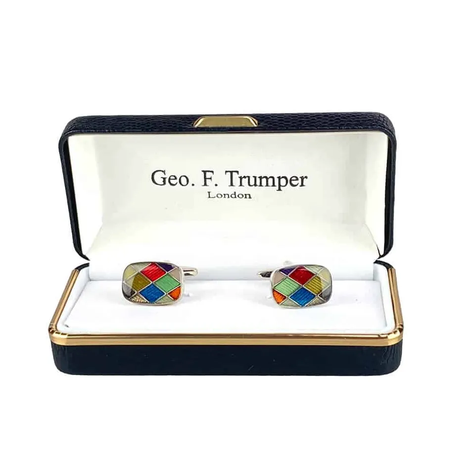 geo-trumper-rectangle-harlequin-cufflinks-manschettenkn-pfe image 1
