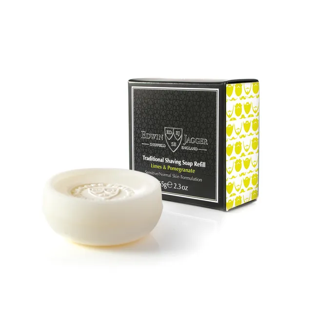 edwin-jagger-traditionelle-rasierseife-limes-pomegranate-65g-nachf-llpackung image 1