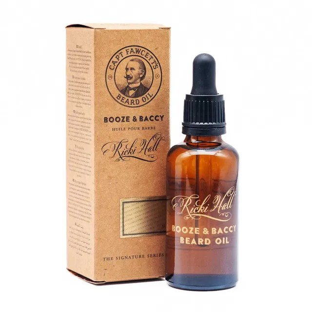 captain-fawcett-booze-baccy-beard-oil-50ml-ricki-hall-bart-l image 1
