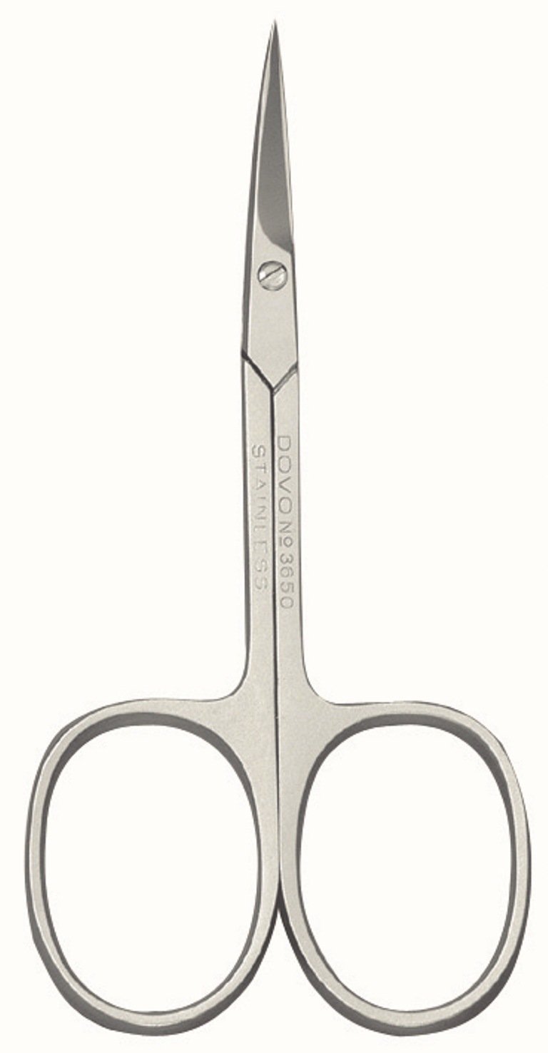 dovo-3650-hautschere-gebogen-9-cm-edelstahl-matt image 1