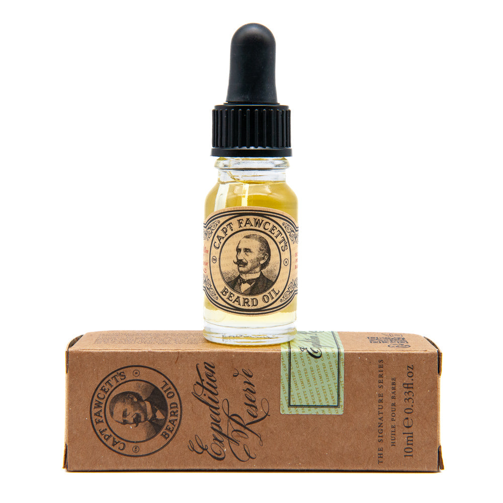 captain-fawcett-expedition-reserve-beard-oil-10ml-travel-size image 3