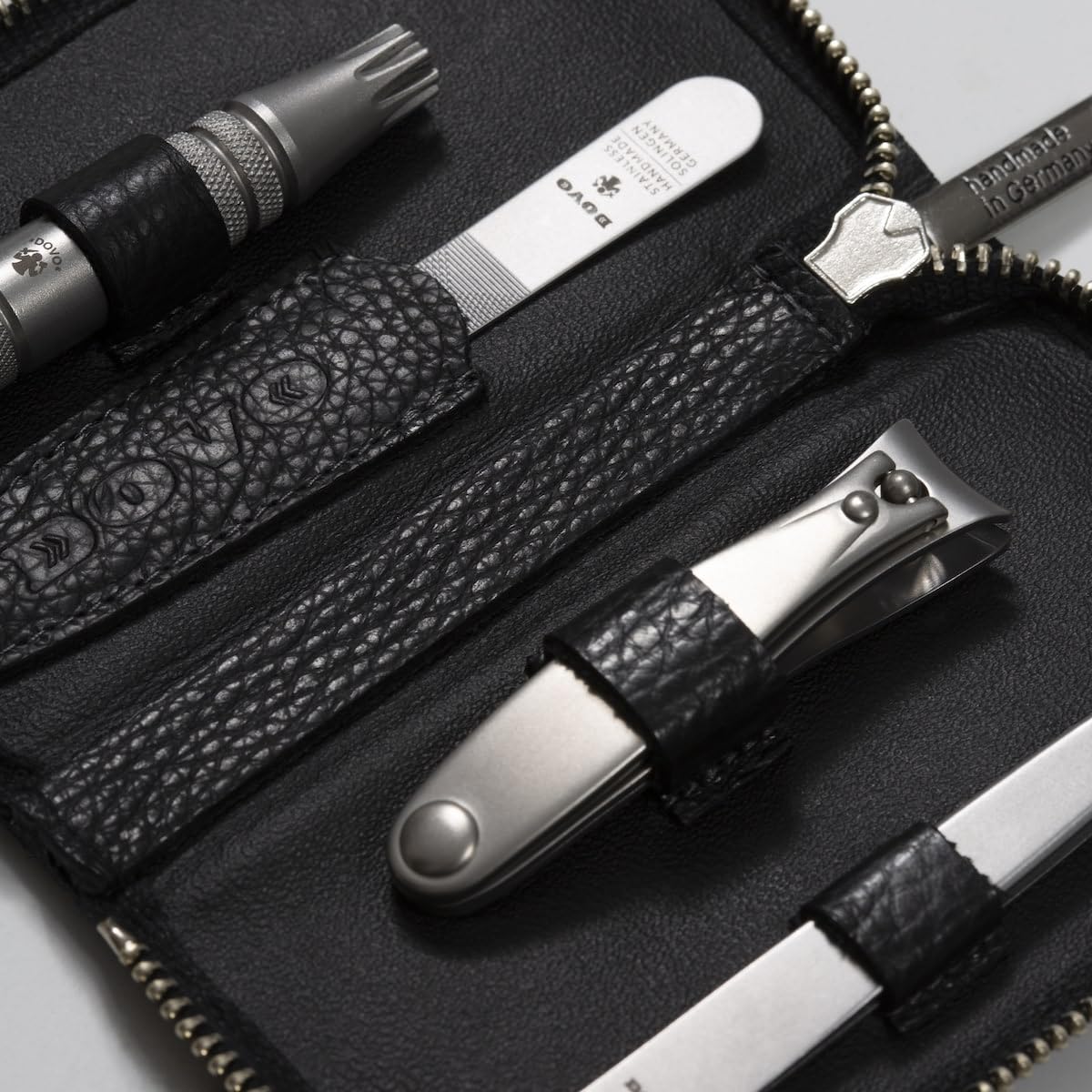 dovo-set-4-luxus-pflegeset-mit-nagelschere-nasenhaarschneider-pinzette-und-nagel image 5
