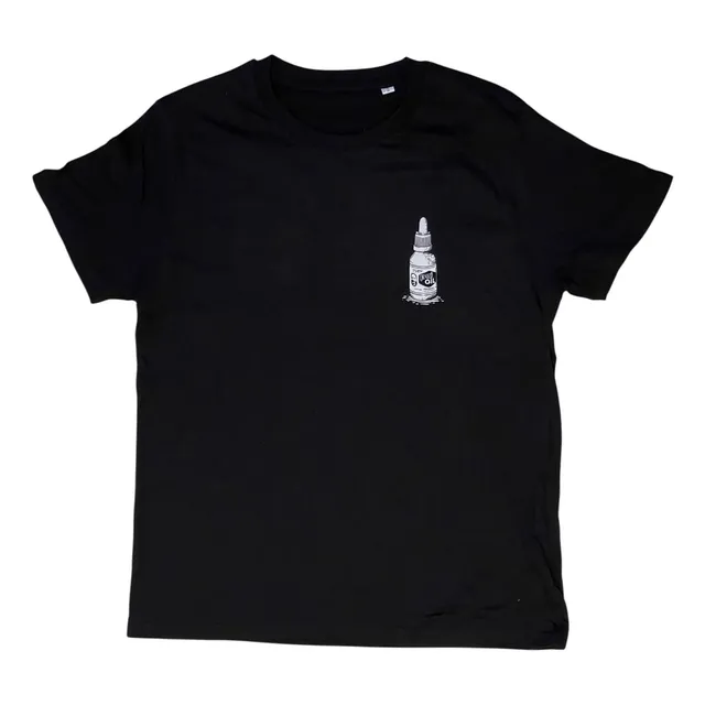 beyer-s-oil-t-shirt-bottle-schwarz-aus-bio-baumwolle image 1