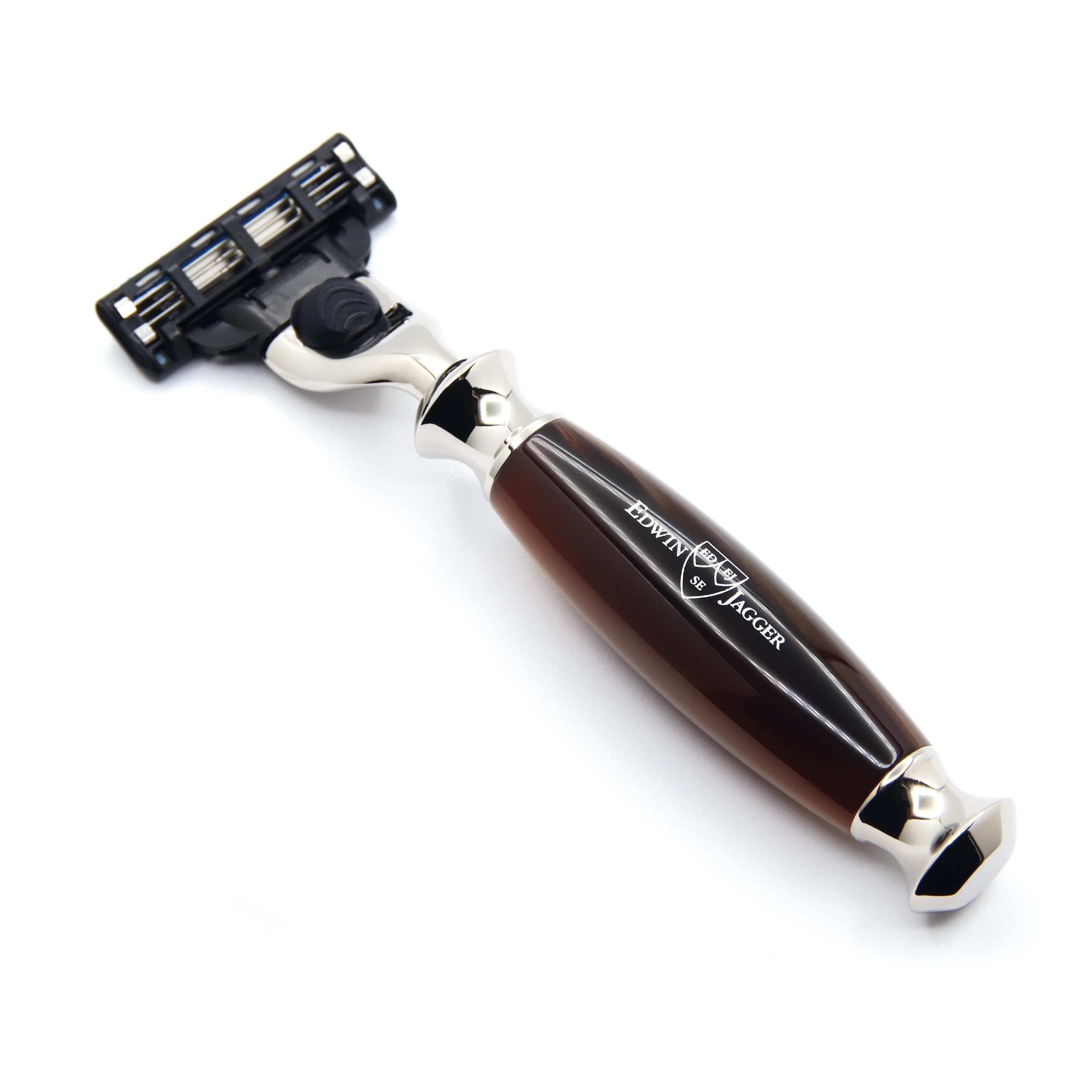 edwin-jagger-r352amz-mach3-rasierer-hornimitat-vernickelt image 4