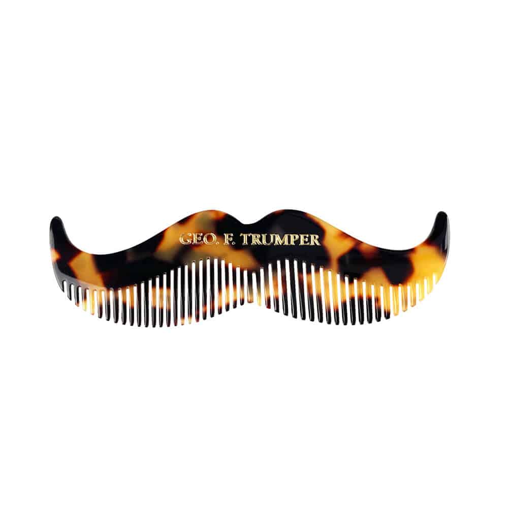 geo-trumper-simulated-tortoiseshell-schnurrbartkamm image 1