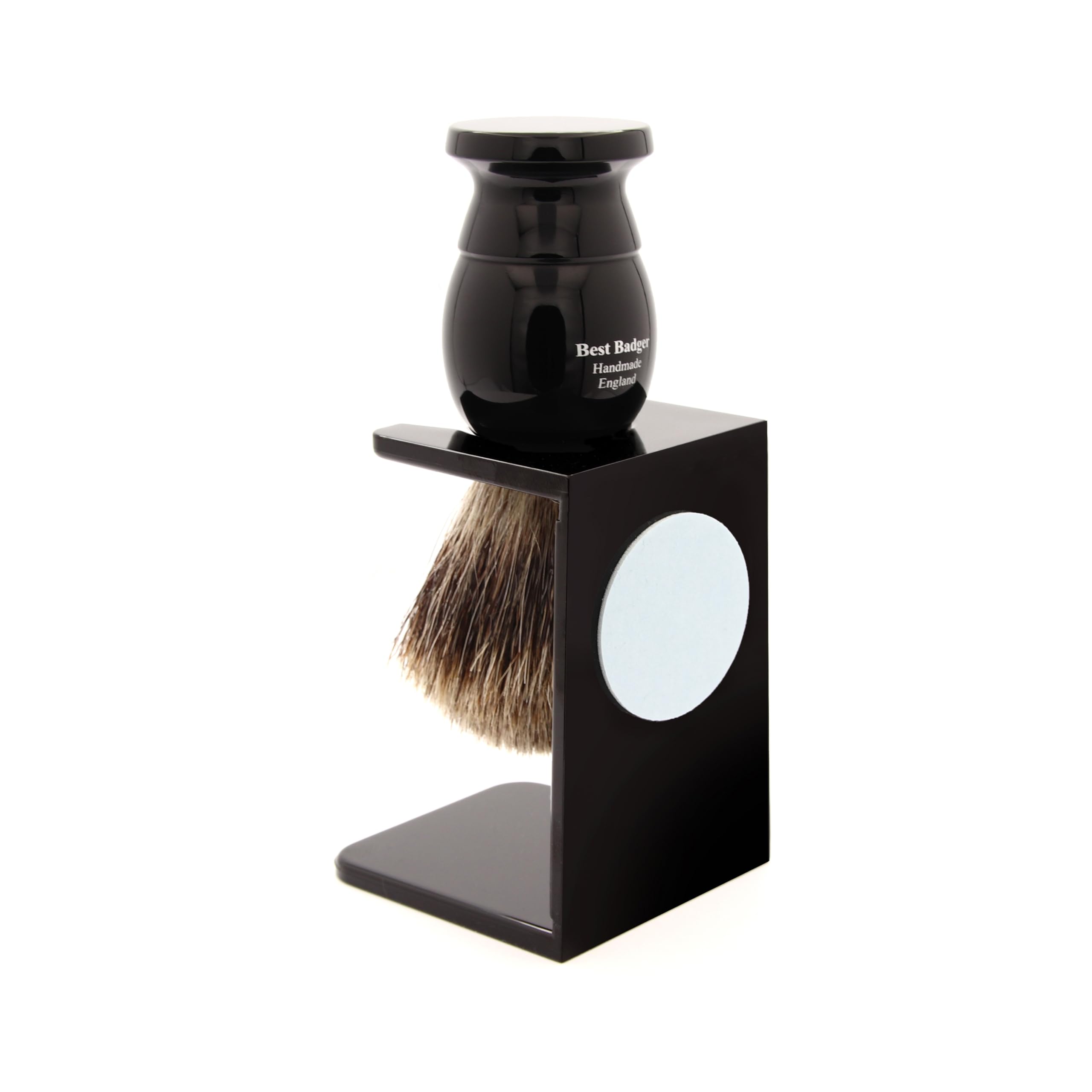 edwin-jagger-1ej876-mittel-best-badger-rasierpinsel-mit-st-nder-imitation-ebenho image 2