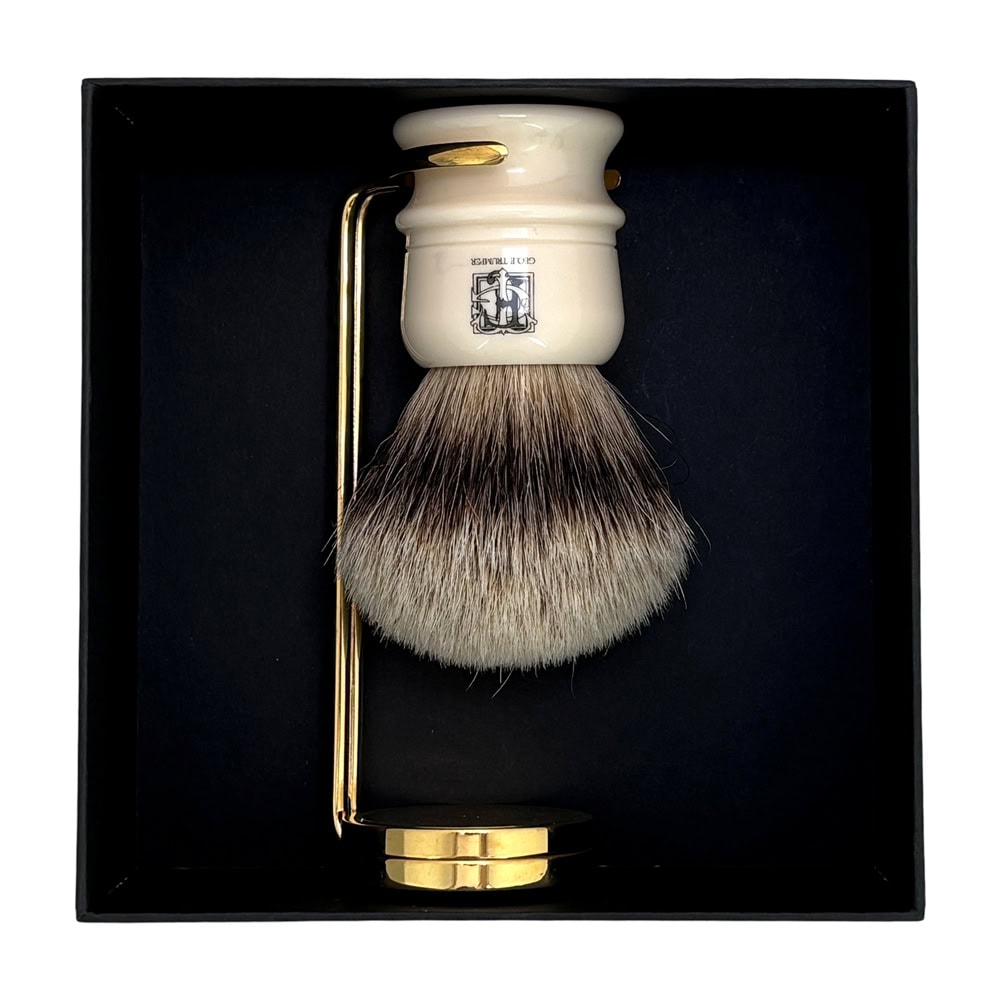 geo-trumper-set-3-rasier-set-cb2-dachshaar-st-nder-gold image 2