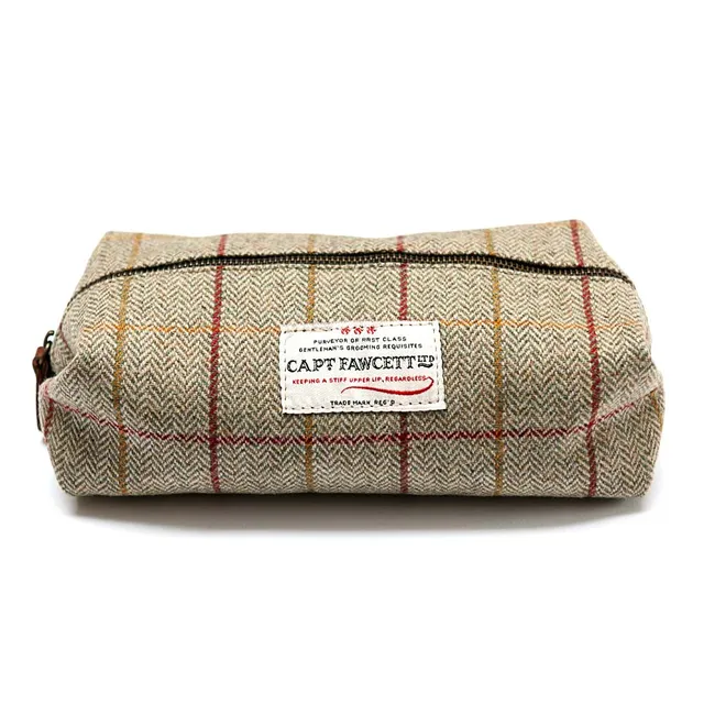 captain-fawcett-tweed-wash-bag-cf-318-kulturtasche image 1