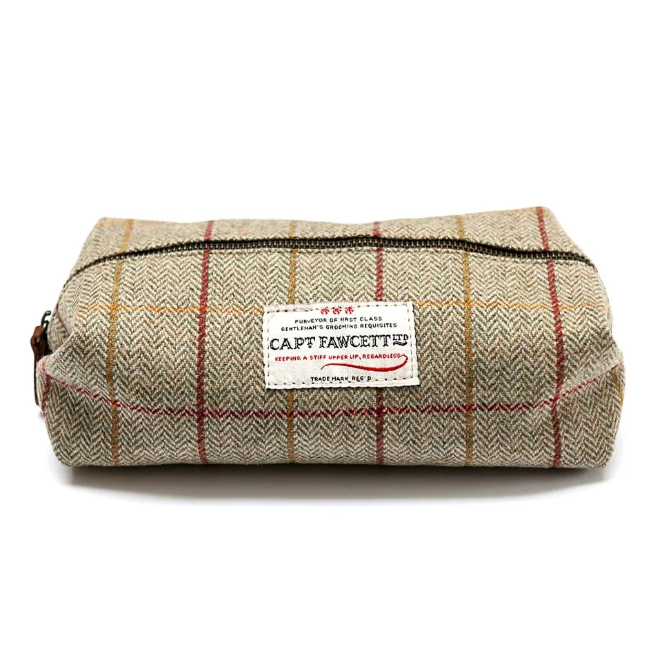 captain-fawcett-tweed-wash-bag-cf-318-kulturtasche image 1