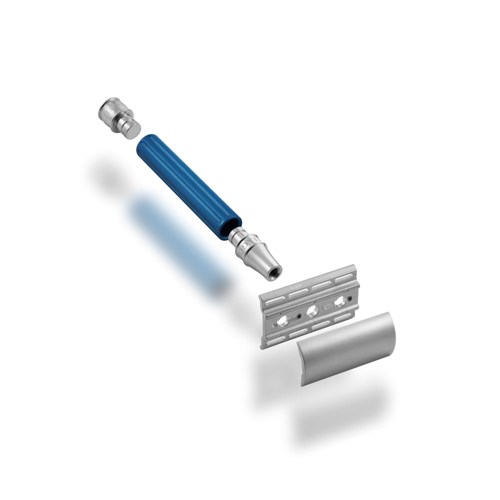 edwin-jagger-3one6-de-rasierhobel-edelstahl-blau-eloxiert image 3