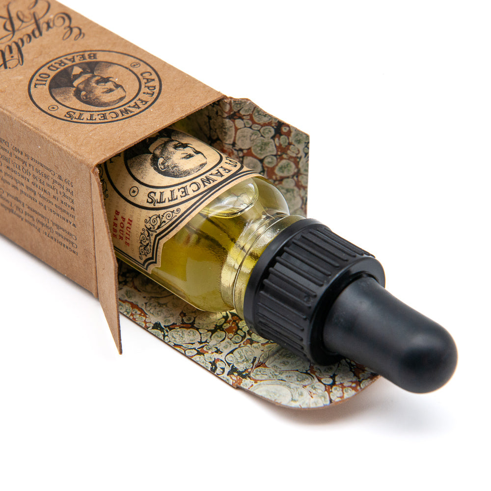 captain-fawcett-expedition-reserve-beard-oil-10ml-travel-size image 2