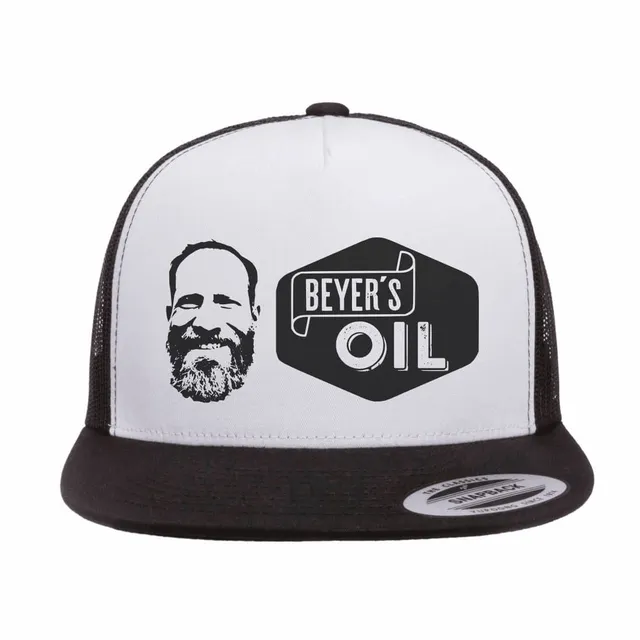 beyer-s-oil-trucker-cap-snapback-schwarz-mit-logo image 1