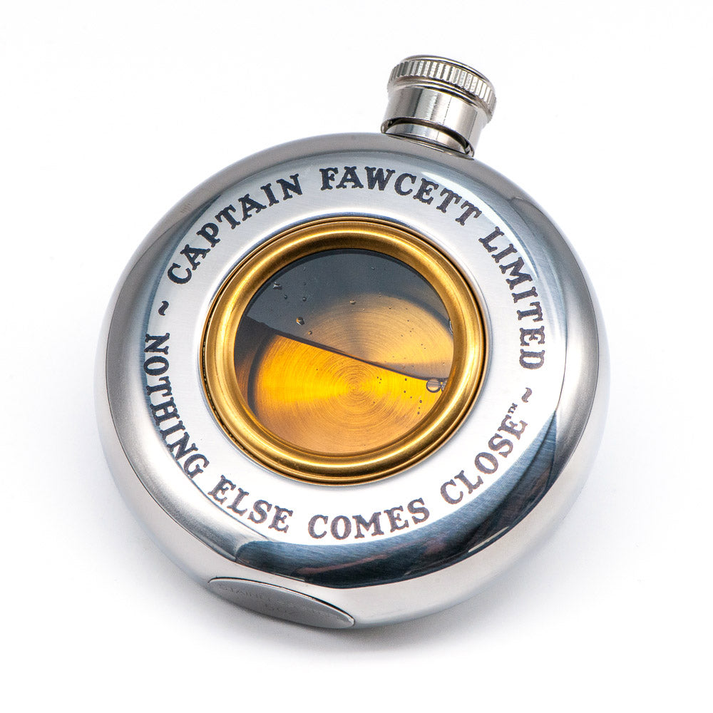 captain-fawcett-limited-edition-hip-flask-2025-edelstahl-flachmann image 1