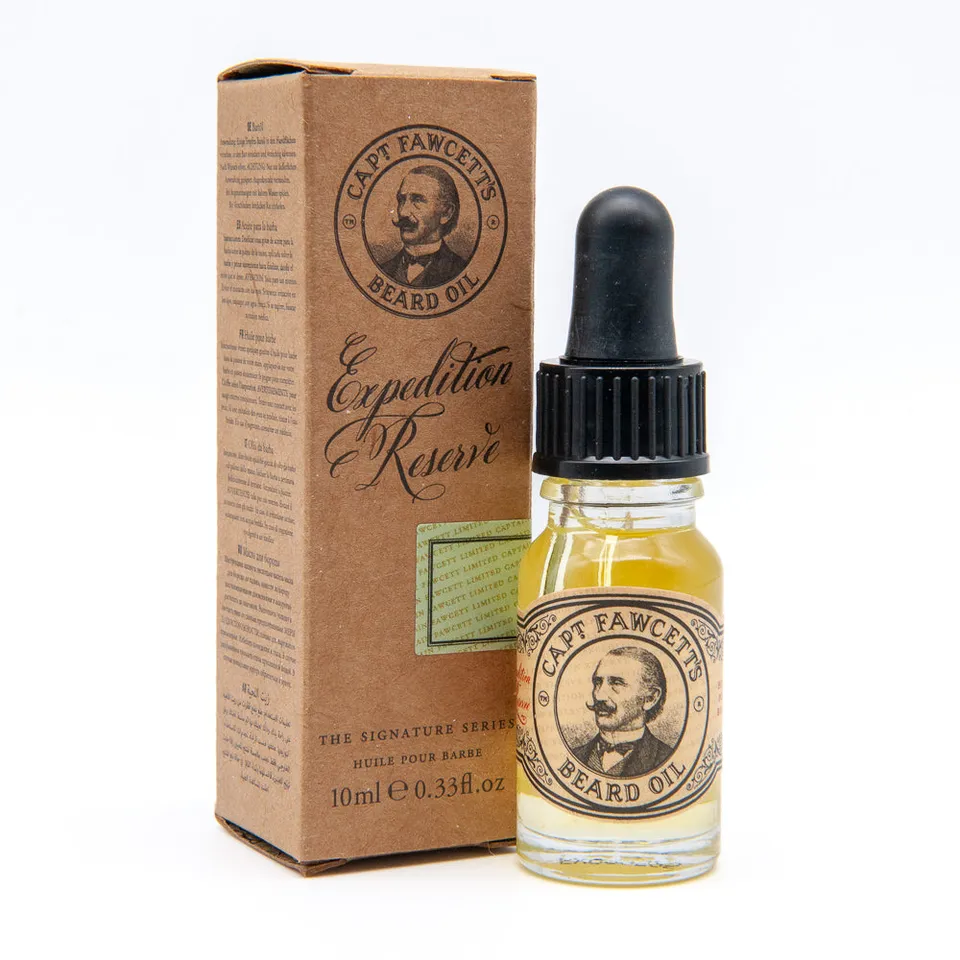 captain-fawcett-expedition-reserve-beard-oil-10ml-travel-size image 1