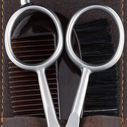dovo-bartpflege-etui-1028-leder-moustache-schere-bartb-rste-kamm image 5