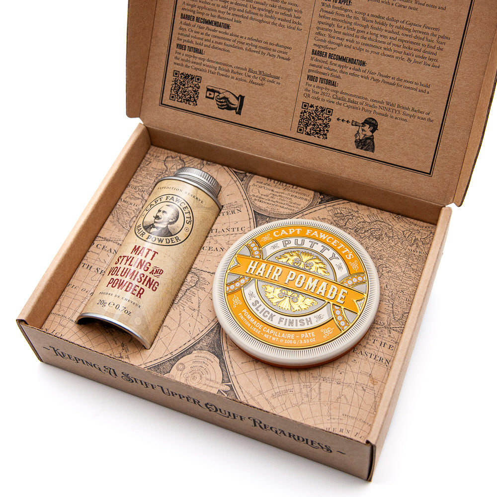 captain-fawcett-hair-couture-gift-set-putty-pomade-matt-powder image 4
