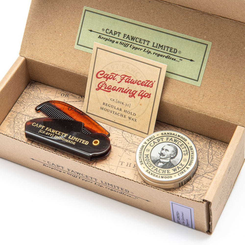 captain-fawcett-moustache-wax-folding-pocket-comb-set-cf-87t image 5