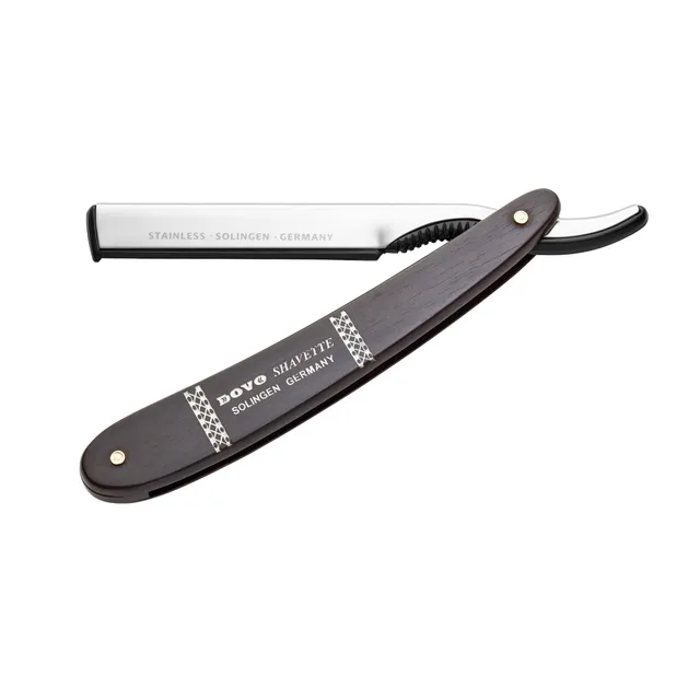 dovo-shavette-rasiermesser-edelstahl-ebenholz-wechselklinge image 1