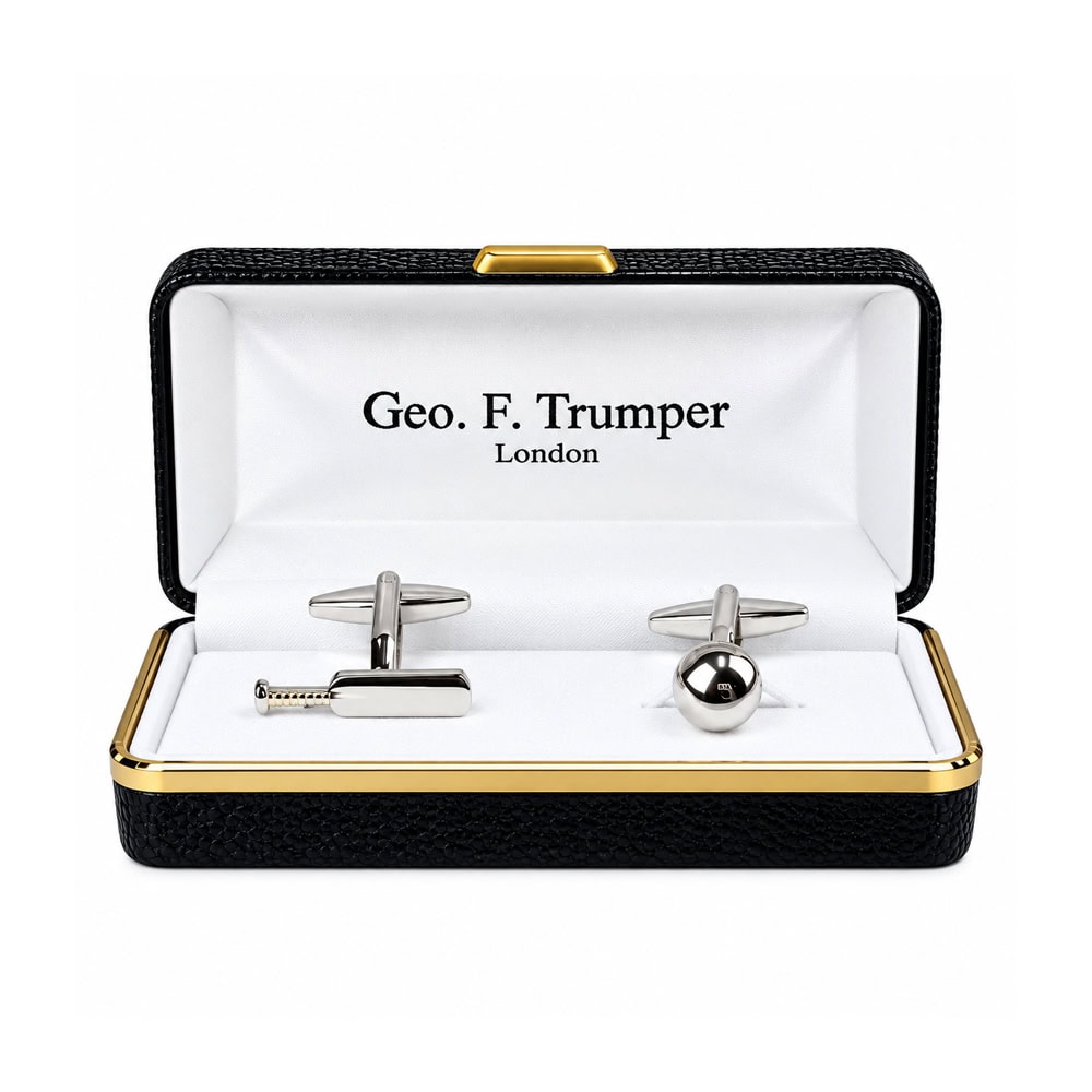 geo-trumper-cricket-schl-ger-ball-manschettenkn-pfe-mit-box image 1