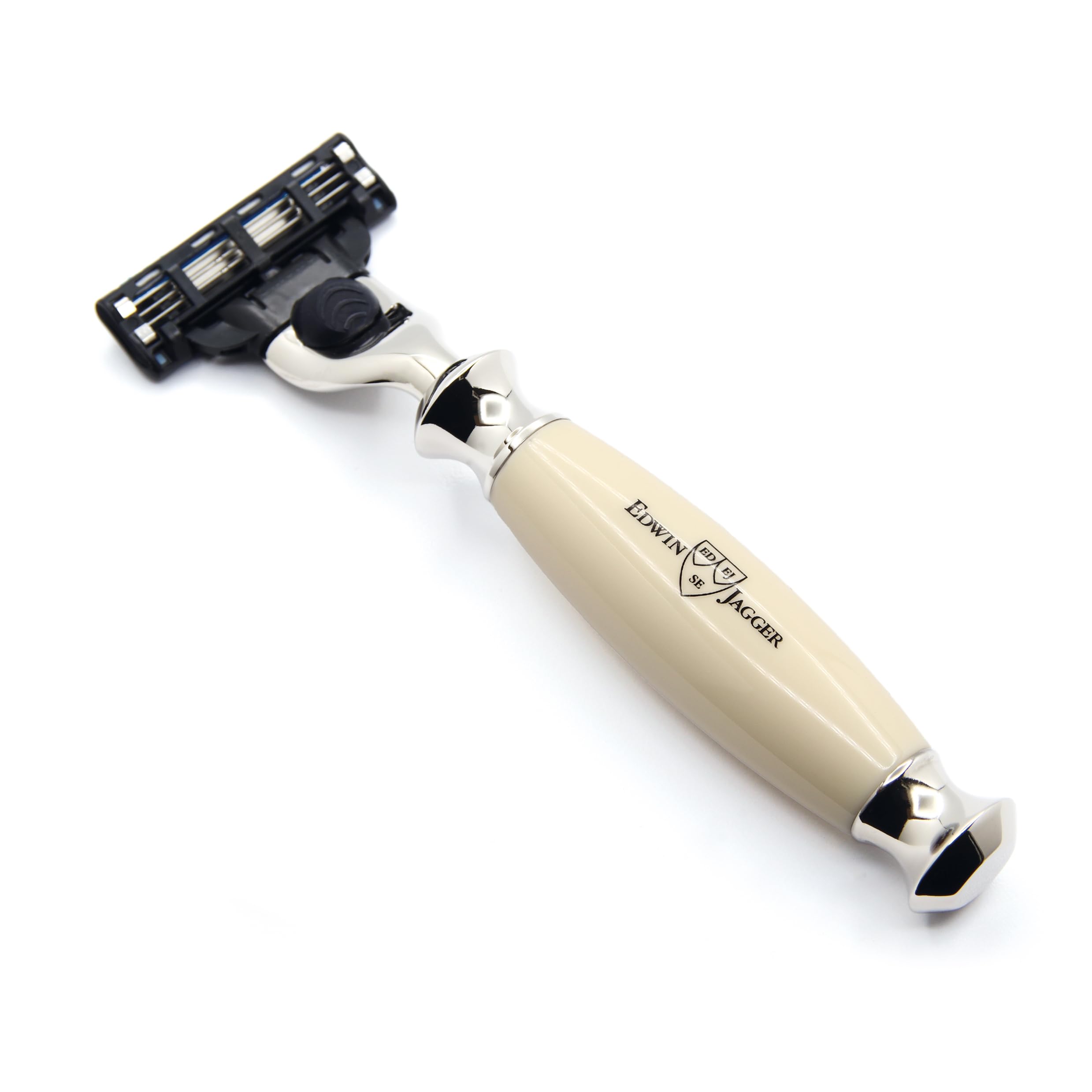 edwin-jagger-r357amz-mach3-rasierer-elfenbeinimitat-vernickelt image 4