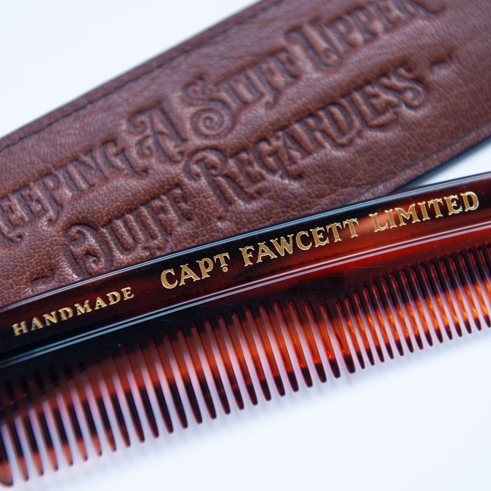 captain-fawcett-haarkamm-fein-mit-lederetui image 3
