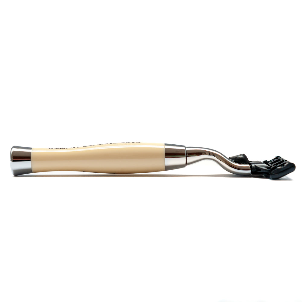 captain-fawcett-finest-hand-crafted-safety-razor-rasierhobel-imitat-elfenbein image 2