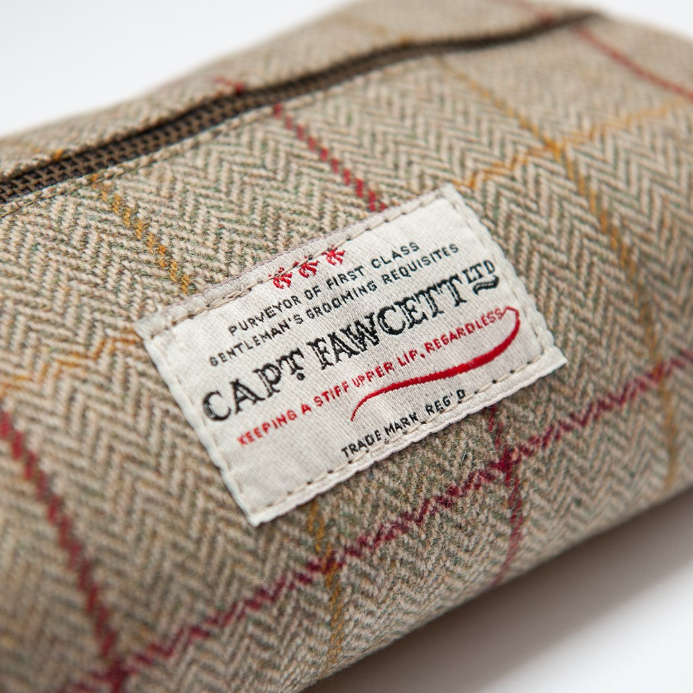 captain-fawcett-tweed-wash-bag-cf-318-kulturtasche image 2